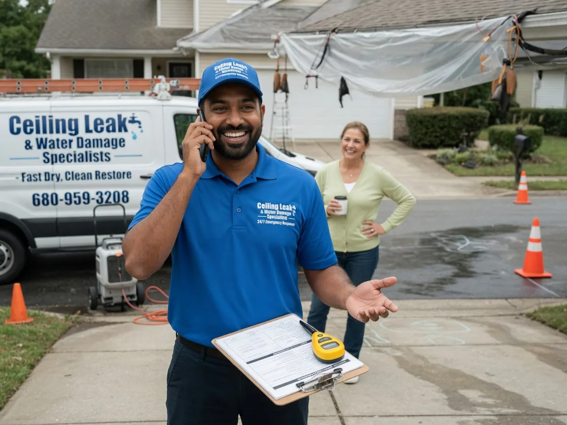 Ceiling Leak Cleanup Garnett, KS FAQs